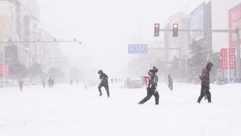 郑州遭遇罕见大暴雪